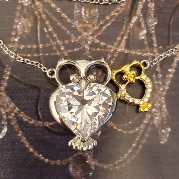 New Large Diamond Paired Owl Buddies - Picture 2 of 11